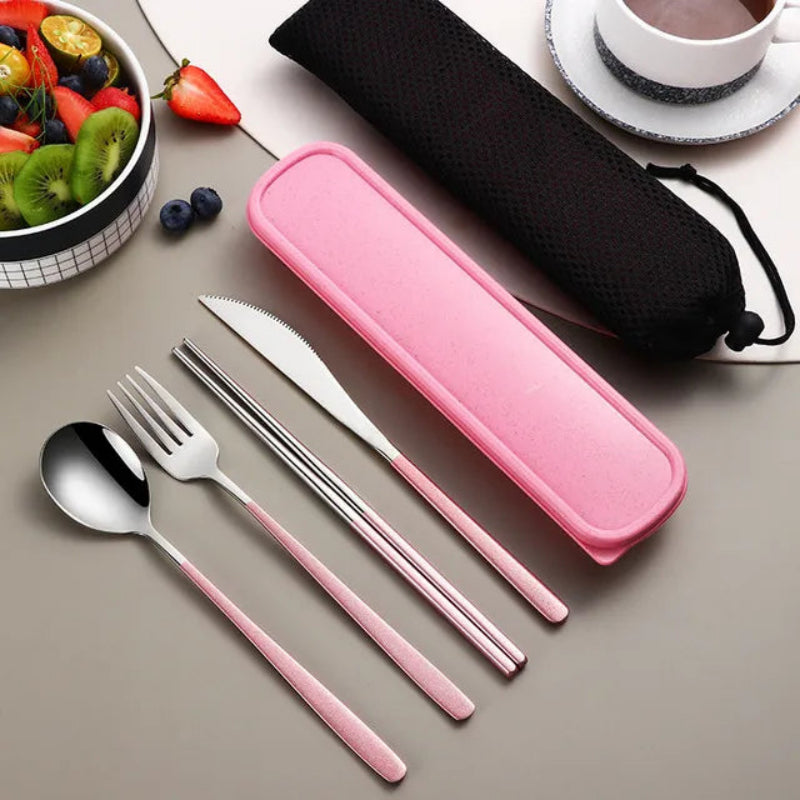 304 Stainless Steel Cutlery Set - Eco-Friendly & Portable Design 5