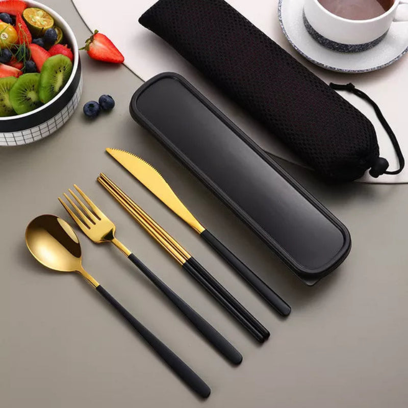 304 Stainless Steel Cutlery Set - Eco-Friendly & Portable Design 8