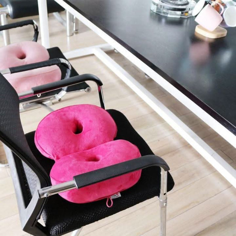 Ergonomic Memory Foam Seat Cushion for Back and Tailbone Pain Relief – Dual-Cushion Design for Comfort and Posture Support 0